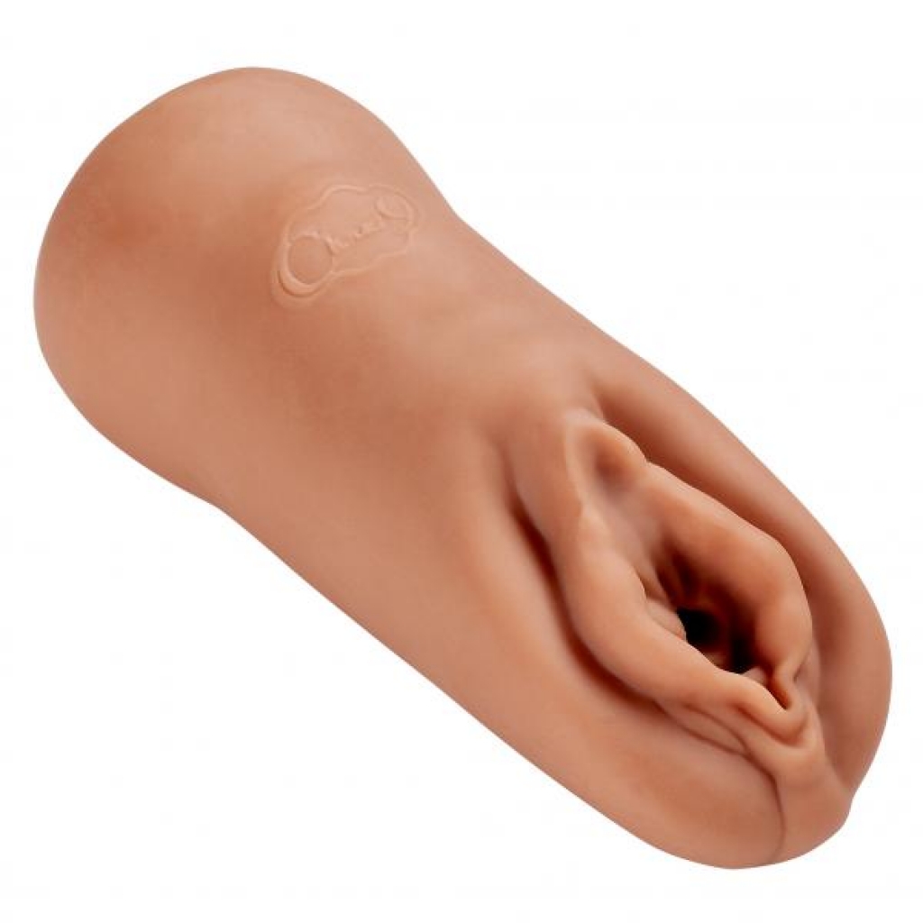 Cloud 9 Personal Double Ended Ribbed Stroker - Tan