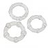 Cloud 9 Penisring Combo: Beaded Clear Set for Enhanced Pleasure