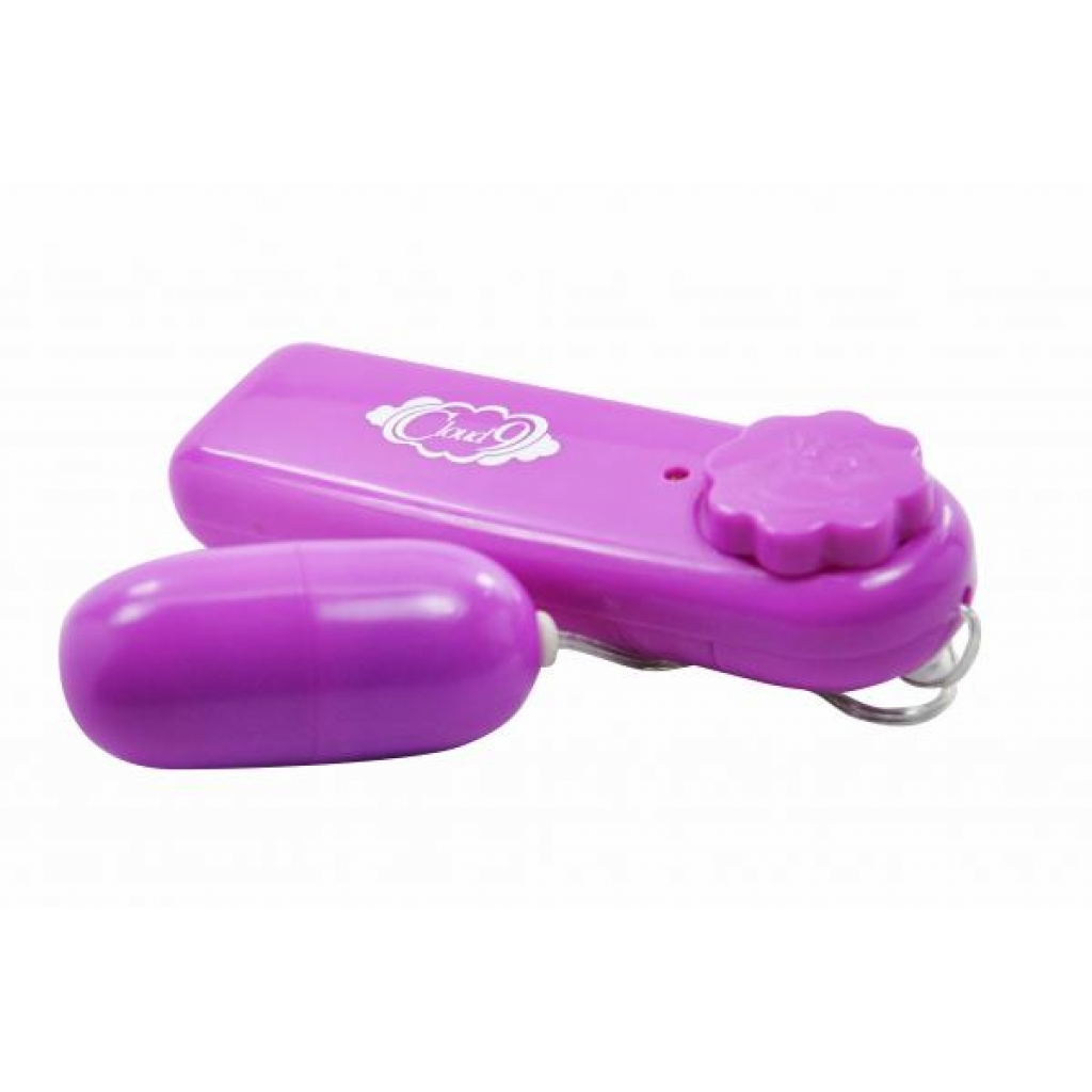 Cloud 9 Vibrating Bullet Purple Attached Remote