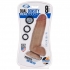 Cloud 9 Dual Density Real Touch 8-Inch Dong with Balls - Tan