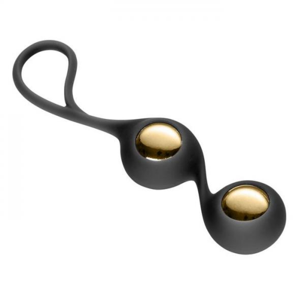 Cloud 9 Duo Kegel Balls - Black with Sleeve