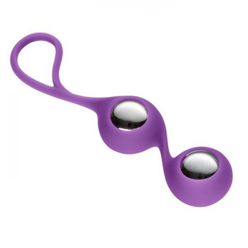 Cloud 9 Duo Kegel Balls with Sleeve - Purple