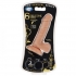 Pro Sensual Premium Silicone Dong 6 inch with 3 C-Rings Tan