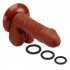 Pro Sensual Premium Silicone Dong - 6 inches with 3 C-Rings