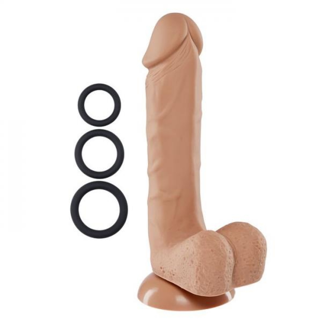 Pro Sensual Premium Silicone Dong Tan: 8 Inches of Realistic Pleasure