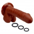 Pro Sensual Premium Silicone Dong - 8 inches with Bonus C-Rings