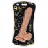 Pro Sensual Premium Silicone Dong with 3 C-Rings - Tan