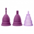 Cloud 9 Health & Wellness Reusable Menstrual Cups – 3 Pack with Bonus Travel Cup & Case