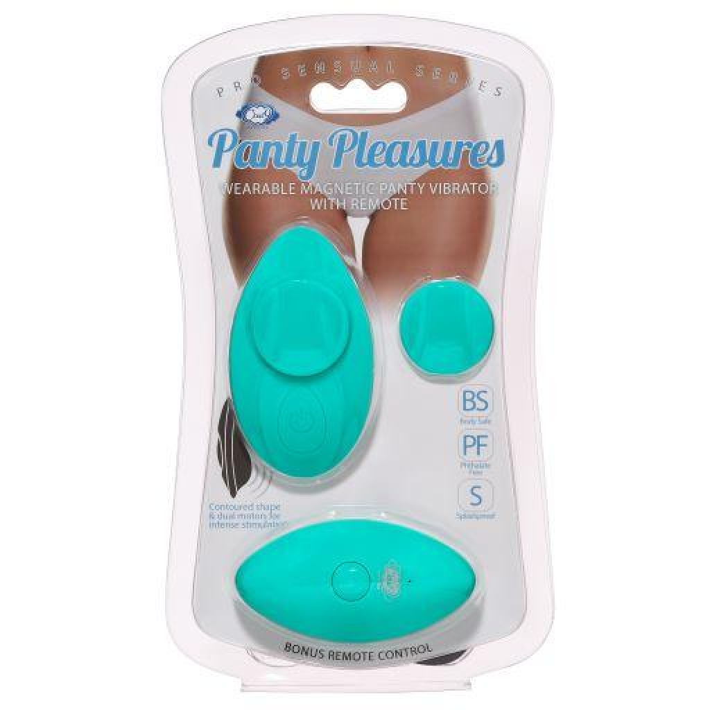 Cloud 9 Teal Panty Vibrator - Magnetic Pleasure Device