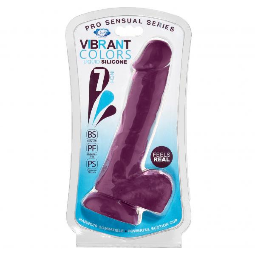 Cloud 9 Pro Sensual 7-inch Dildo - Plum