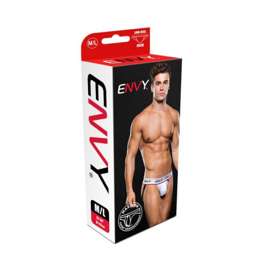 Envy Low-rise Jock - White Large