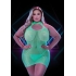 Lapdance Glow In The Dark Mini Dress Q/s