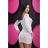 Lapdance Lace Off The Shoulder Mini Dress - Classic White