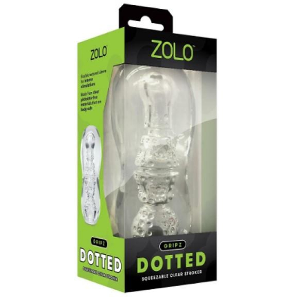 Zolo Gripz Dotted Stroker - Ultimate Stimulation