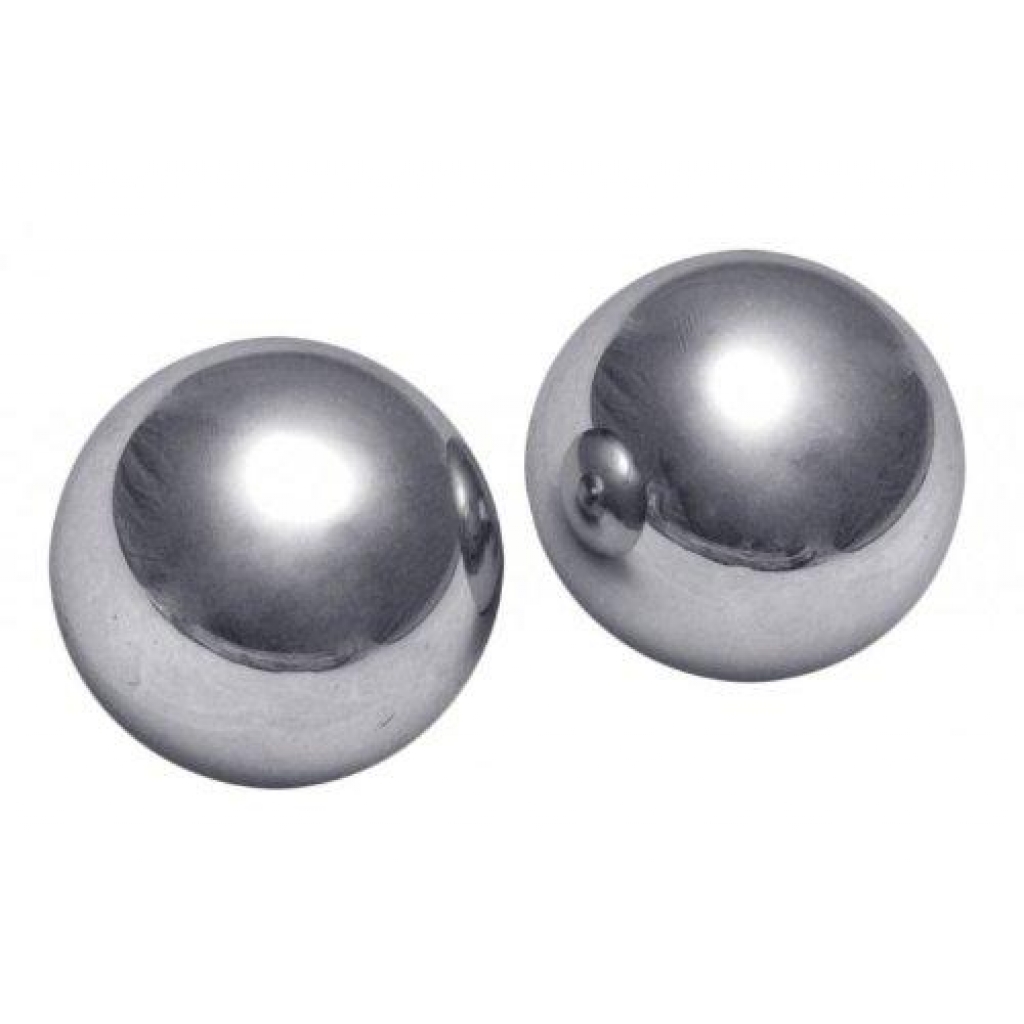 Titanica Extreme Steel Orgasm Balls - Silver