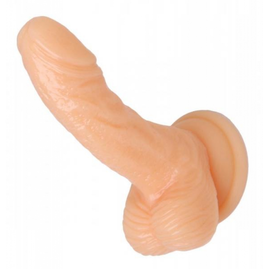 Silicone Curvy 4 inches Suction Cup Dildo: Compact Pleasure for Intimate Moments