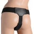 Stylish Velvet-Lined Strap-On Harness - Strap U Bella in Black