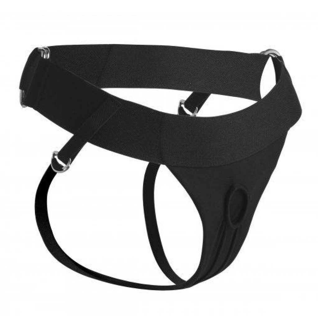 Strap U Avalon Jock Style Harness - Black O/S