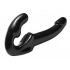 Strap U Revolver Strapless Strap-On Dildo - Black for Effortless Pleasure