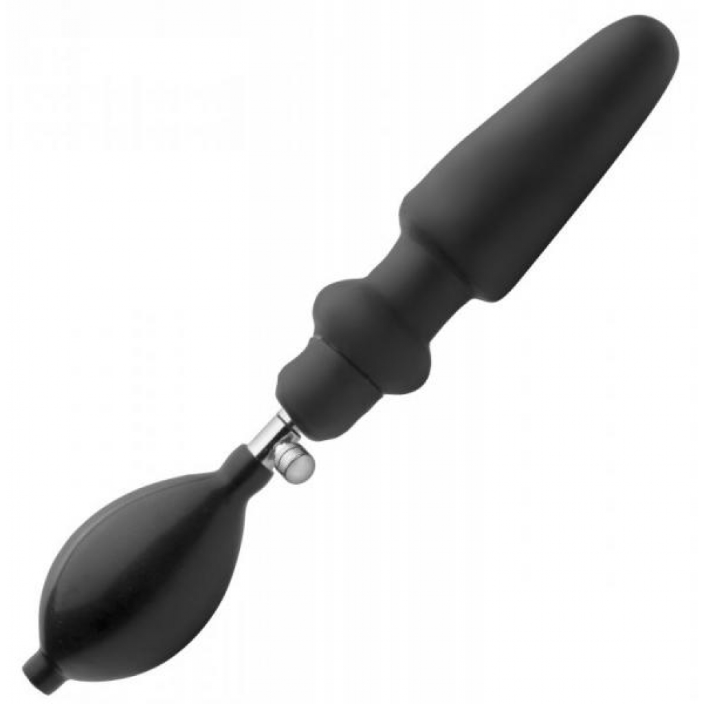 Expander Inflatable Anal Plug with Pump - Black