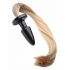 Tailz Pony Tail Blonde Anal Plug - Black