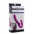 Strap U Vibrating Strapless Silicone Strap-On Dildo Pink