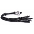 Strict 8 Tail Braided Flogger - Black Leather