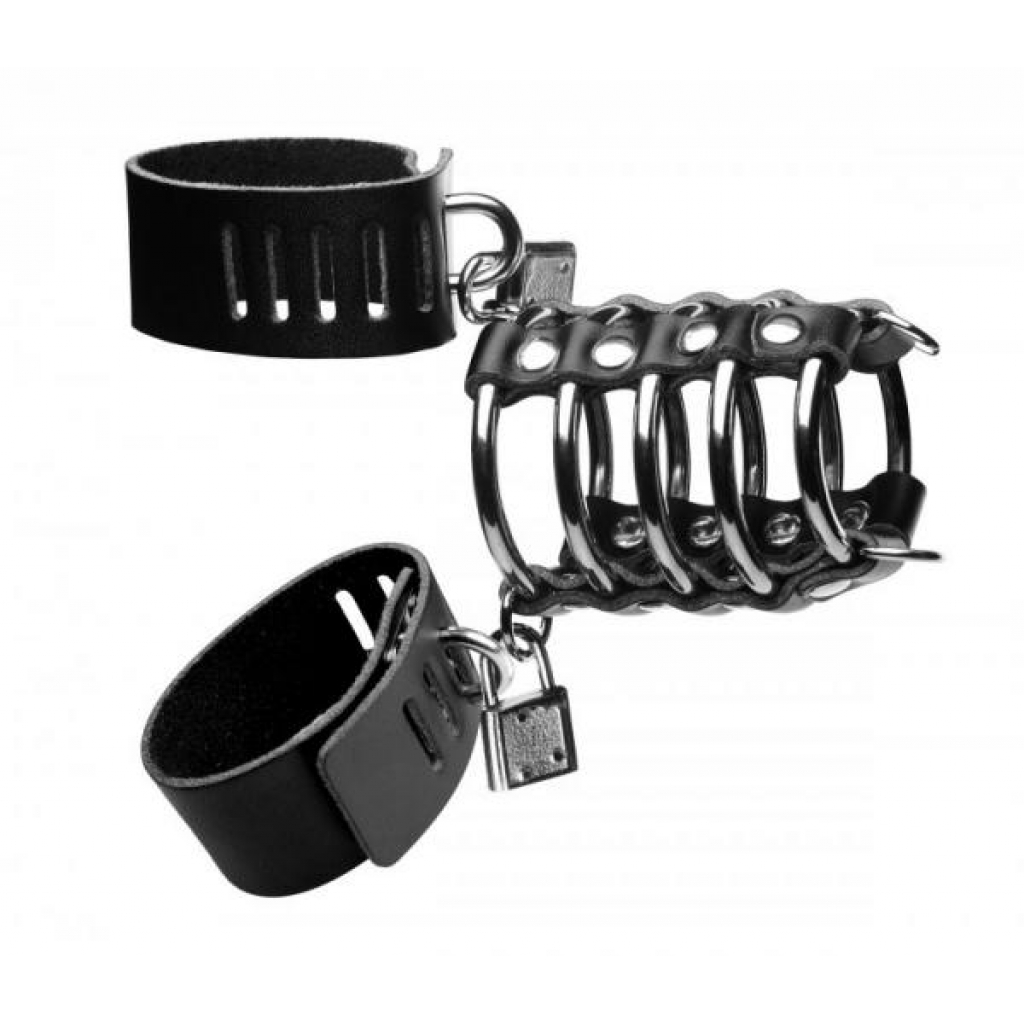 Strict Gates Of Hell Chastity Device - Black