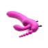 Strap U Regal Rider Vibrating Strapless Strap-On Triple G Dildo