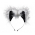 Tailz Grey Wolf Tail Anal Plug And Ears Set