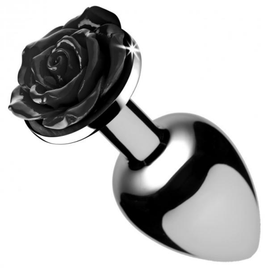 Booty Sparks Black Rose Butt Plug - Small