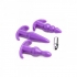 Trinity Vibes 4-Piece Vibrating Anal Plug Set - Purple