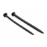 Hardware Nail & Screw Silicone Urethral Sounds - Black