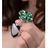 Booty Sparks Lucky Clover Gem Anal Plug - Large for Adventurous Play