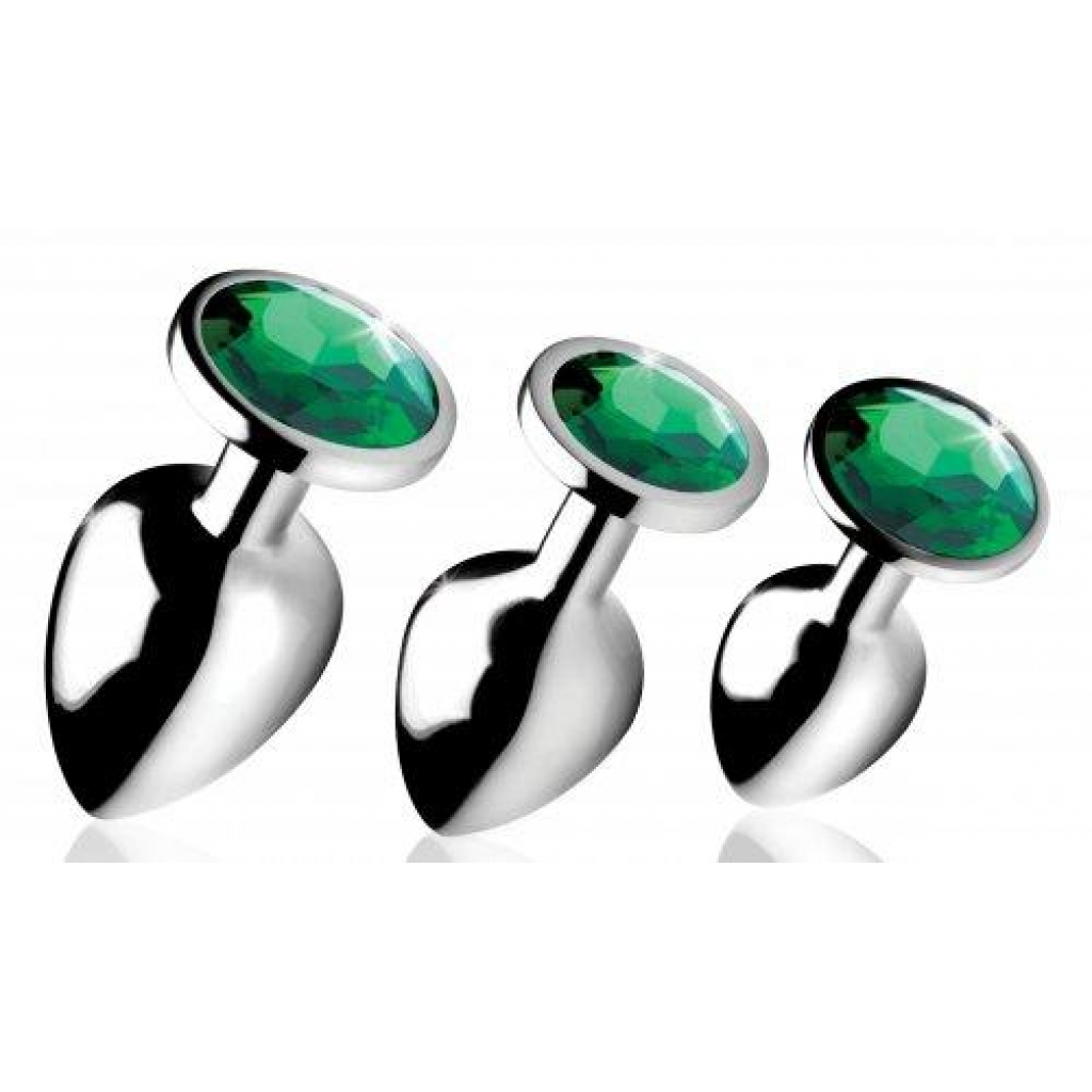 Booty Sparks Emerald Gem Anal Plug Set