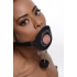 Pie Hole Silicone Feeding Gag Black O/S