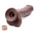 Loadz 8.5in Vibrating Dildo - Squirting - Dark