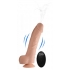 Loadz 8.5 Inch Vibrating Squirting Dildo - Light Beige