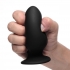 Squeeze-It Silexpan Anal Plug - Medium Black