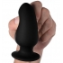 Squeeze-It Silexpan Anal Plug - Medium Black