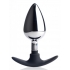 Master Series Dark Invader Metal & Silicone Anal Plug - Large