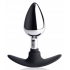 Master Series Dark Invader Metal & Silicone Anal Plug - Medium