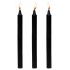 Master Series Dark Drippers Fetish Drip Candle Set of 3 - Black