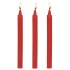 Master Series Fire Sticks Fetish Drip Candle Set Of 3 Red