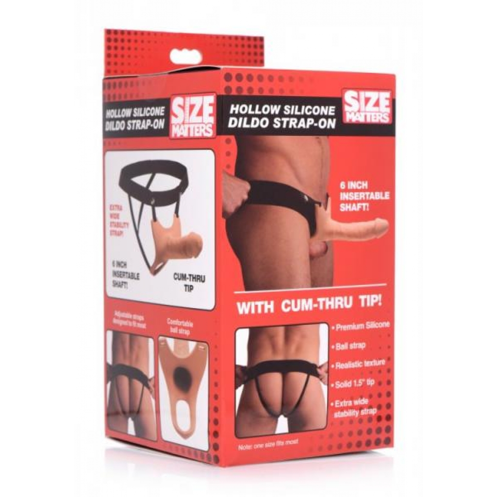 Size Matters Silicone Dildo Strap-on Flesh