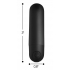 Bang! Vibrating Bullet with Remote Control - Black