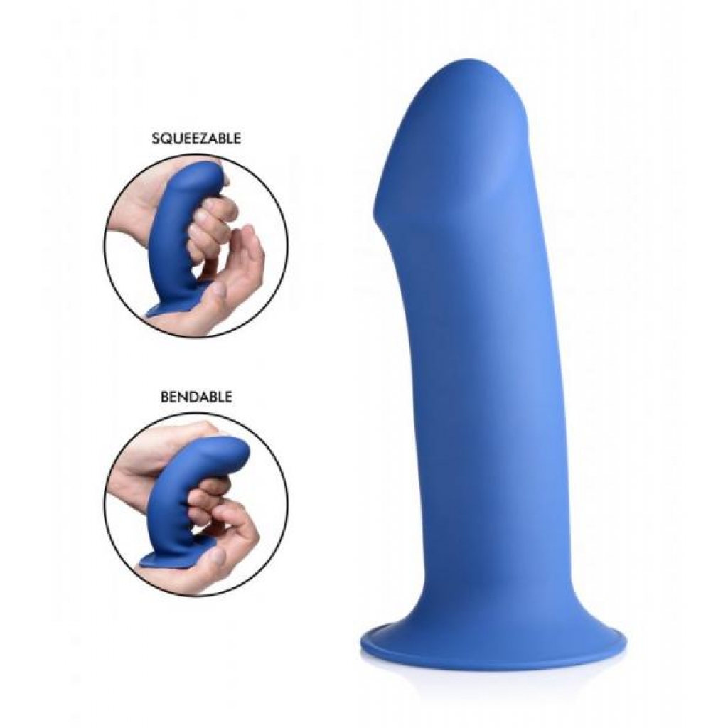 Squeeze-it Squeezable Thick Dildo - Blue