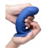 Squeeze-it Squeezable Thick Dildo - Blue