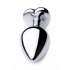 Medium Black Heart Gem Anal Plug