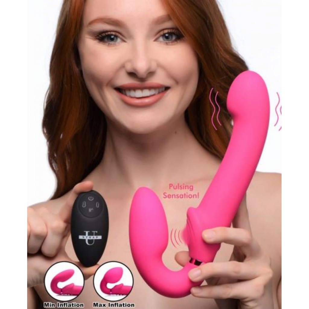 Strap U 10x Ergo-Fit G-Pulse Dildo - Dual Pleasure Design